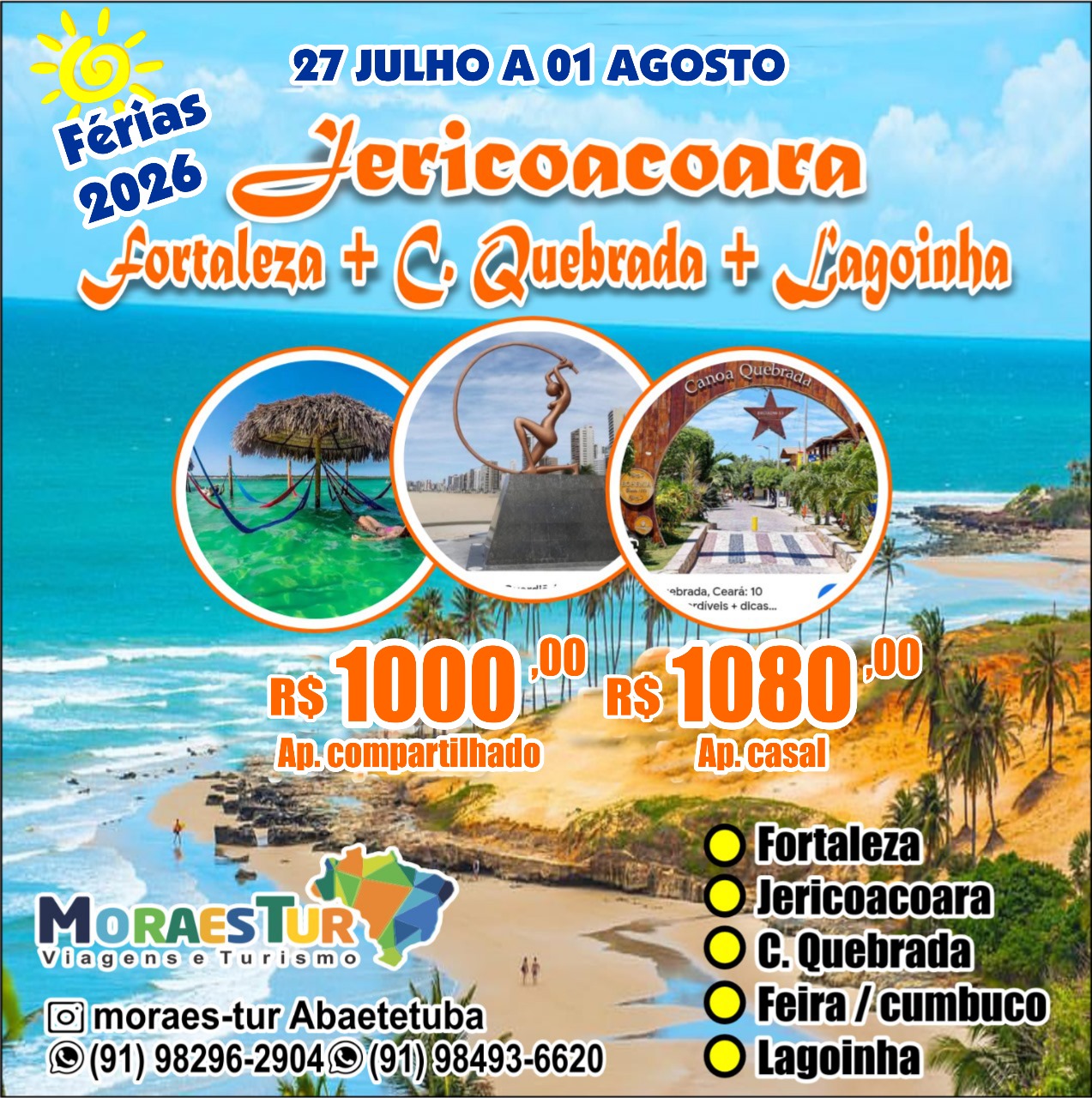 Imagem do evento 🌊 Roteiro do Paraíso: Explore Jericoacoara e Canoa Quebrada em julho.